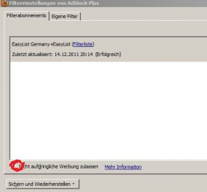 Adblock Plus 2.0 New Filter