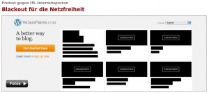 Blackout für die Netzfreiheit (Spiegel)