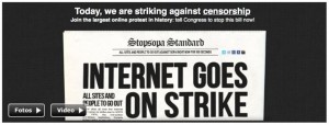 Internet goes on Strike
